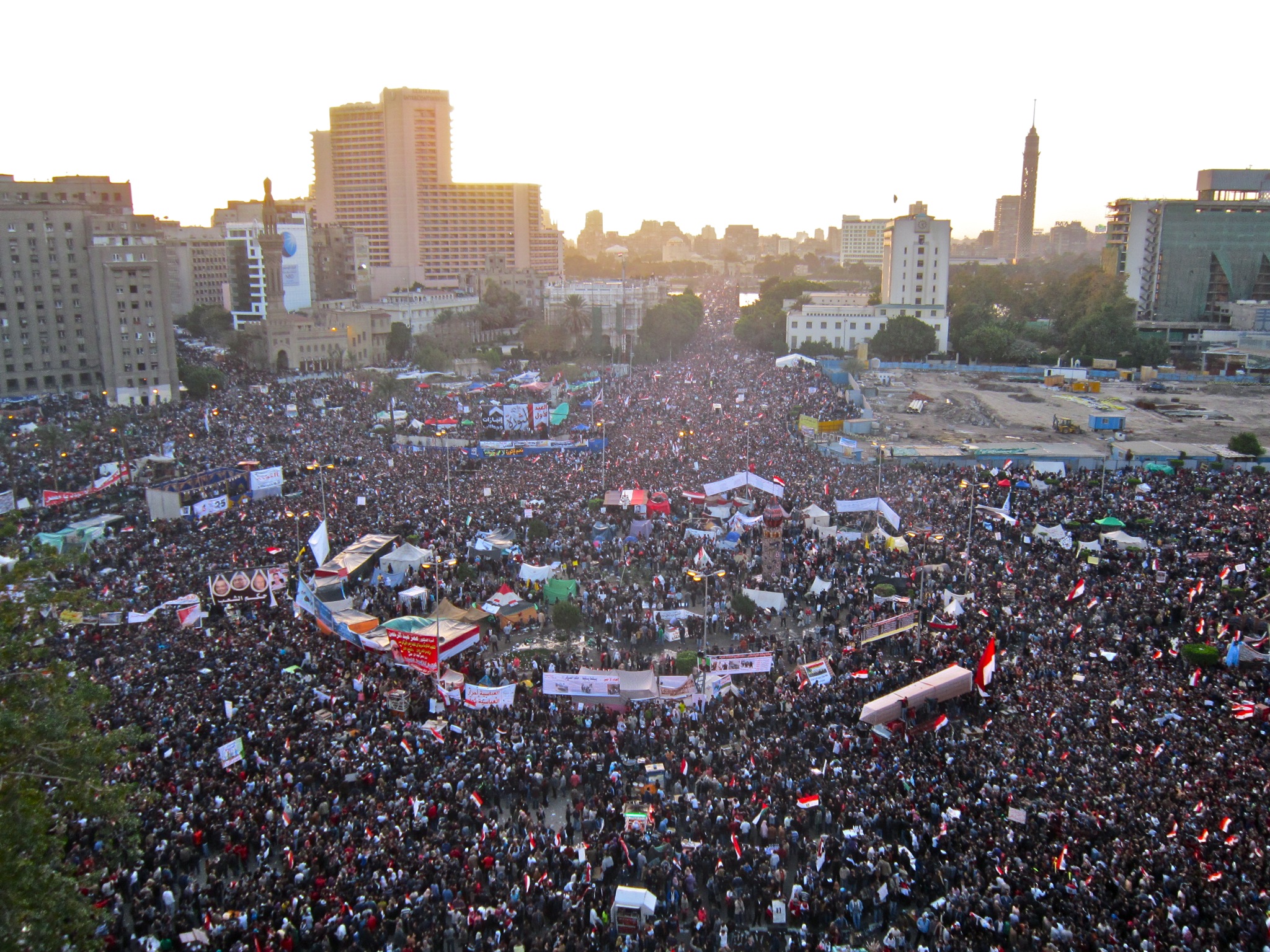 Tahrir Square, Cairo, Jan. 2012. Photo credit: Gigi Ibrahim/Flickr. Creative Commons License.